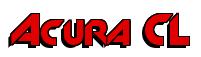 Rendering -Acura CL - using Machine