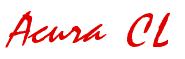 Rendering -Acura CL - using Staccato