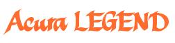 Rendering -Acura LEGEND - using Harvest