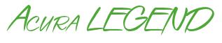Rendering -Acura LEGEND - using Speed Stroke