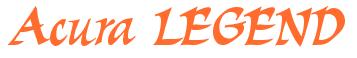 Rendering -Acura LEGEND - using Braveheart
