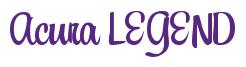 Rendering -Acura LEGEND - using Mr Kleen