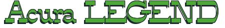 Rendering -Acura LEGEND - using Alfredos Dance