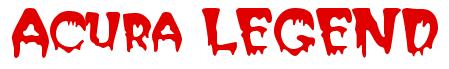 Rendering -Acura LEGEND - using Creeper