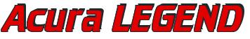Rendering -Acura LEGEND - using Cruiser