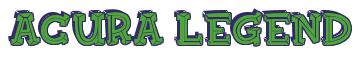 Rendering -Acura LEGEND - using FinkBold