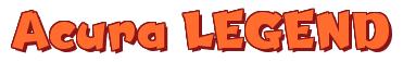 Rendering -Acura LEGEND - using Team Spirit