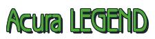 Rendering -Acura LEGEND - using Beagle