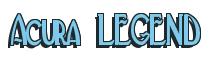 Rendering -Acura LEGEND - using Deco