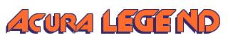 Rendering -Acura LEGEND - using Machine