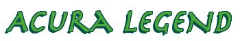 Rendering -Acura LEGEND - using Mythology