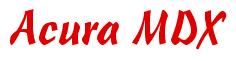 Rendering -Acura MDX - using Hind