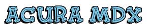 Rendering -Acura MDX - using FinkBold