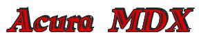 Rendering -Acura MDX - using Romana