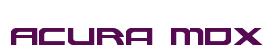 Rendering -Acura MDX - using Alexis