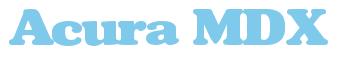 Rendering -Acura MDX - using Broadside