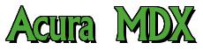 Rendering -Acura MDX - using Flair