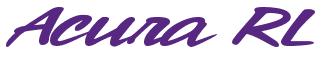 Rendering -Acura RL - using Chicago Style