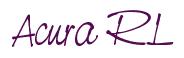 Rendering -Acura RL - using Neville Script