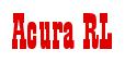 Rendering -Acura RL - using Bill Board