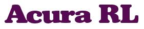 Rendering -Acura RL - using Broadside