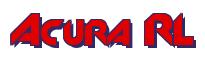 Rendering -Acura RL - using Machine