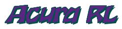 Rendering -Acura RL - using Wood Cut