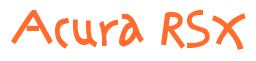 Rendering -Acura RSX - using Amazon