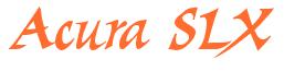 Rendering -Acura SLX - using Braveheart