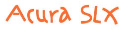 Rendering -Acura SLX - using Amazon