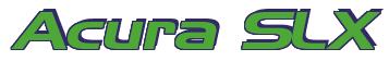 Rendering -Acura SLX - using Aero Extended