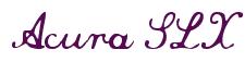 Rendering -Acura SLX - using Commercial Script