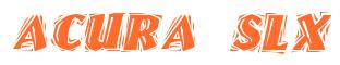 Rendering -Acura SLX - using Cut Ragged