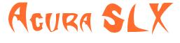 Rendering -Acura SLX - using Slasher