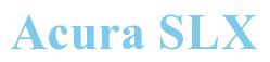 Rendering -Acura SLX - using Times New Roman Bold
