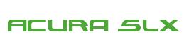 Rendering -Acura SLX - using Alexis