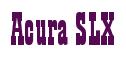 Rendering -Acura SLX - using Bill Board