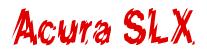 Rendering -Acura SLX - using Nervous