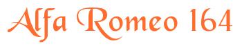 Rendering -Alfa Romeo 164 - using Black Chancery