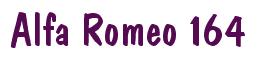 Rendering -Alfa Romeo 164 - using Dom Casual