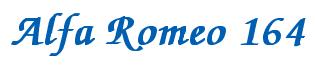 Rendering -Alfa Romeo 164 - using Zapf Chancery