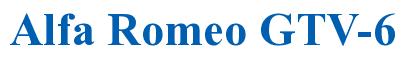 Rendering -Alfa Romeo GTV-6 - using Times New Roman Bold