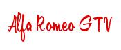 Rendering -Alfa Romeo GTV - using Memo