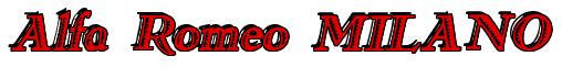 Rendering -Alfa Romeo MILANO - using Romana