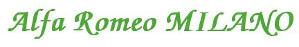 Rendering -Alfa Romeo MILANO - using Zapf Chancery