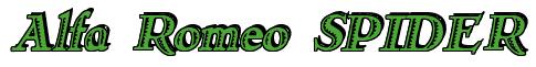 Rendering -Alfa Romeo SPIDER - using Romana