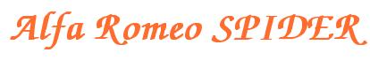 Rendering -Alfa Romeo SPIDER - using Zapf Chancery