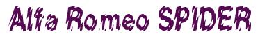 Rendering -Alfa Romeo SPIDER - using Nervous
