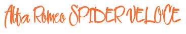 Rendering -Alfa Romeo SPIDER VELOCE - using Snappy