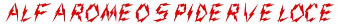 Rendering -Alfa Romeo SPIDER VELOCE - using Aarco